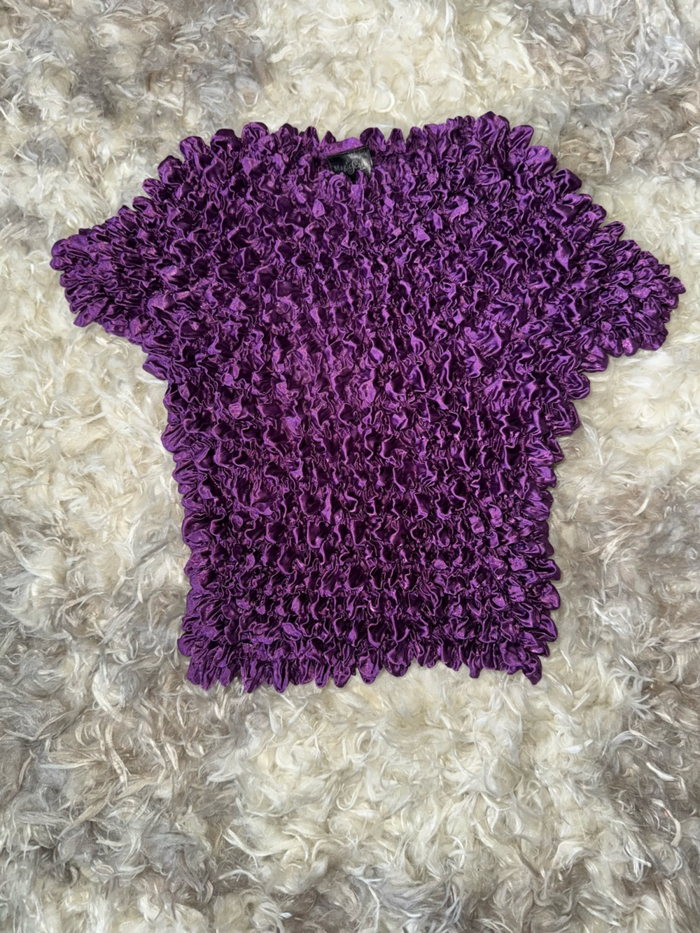 Y2K Popcorn Stretch Shirt